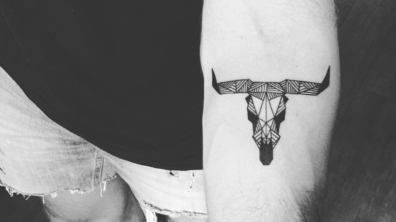 Taurus bull tattoo