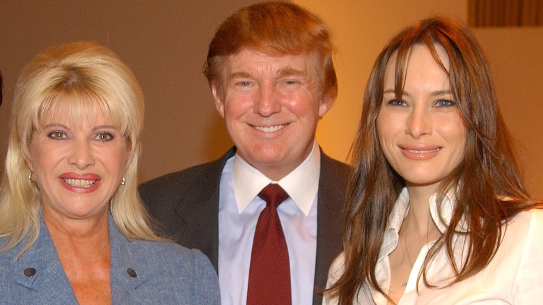 Ivana, Donald, and Melania Trump together