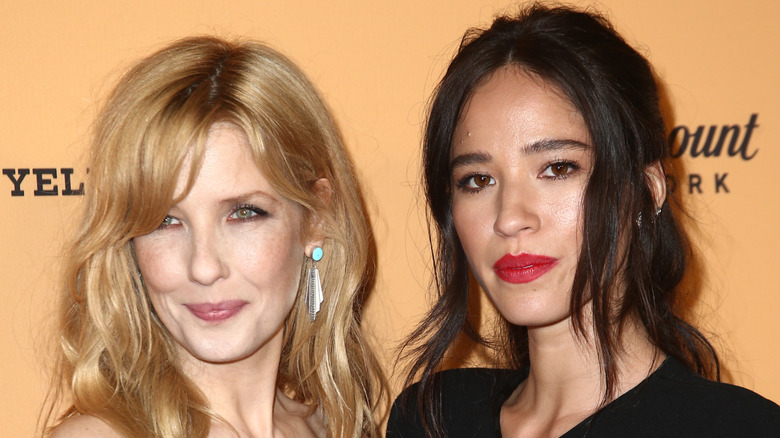 Kelly Reilly and Kelsey Asbille on the red carpet.