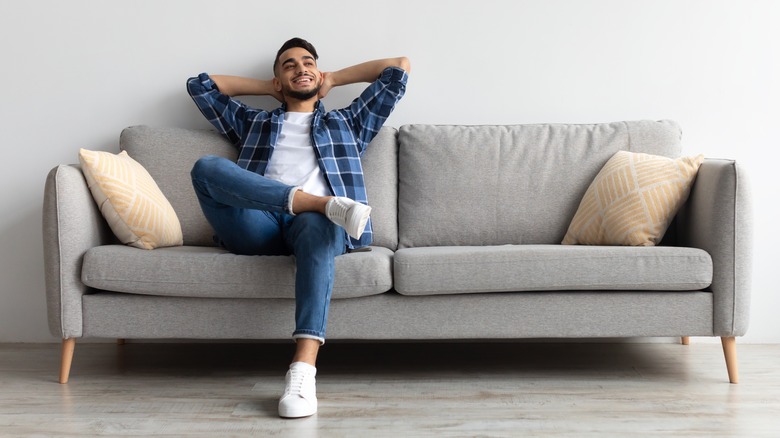 Man sitting in chair