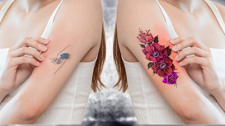 SURMUL Multi Designed Tattoo Temporary Tattoo Stickers For Male And Female Fake  Tattoo Waterproof Tattoo body Art : Amazon.in: Beauty