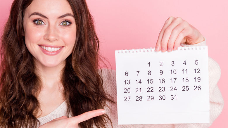 female marking period calendar