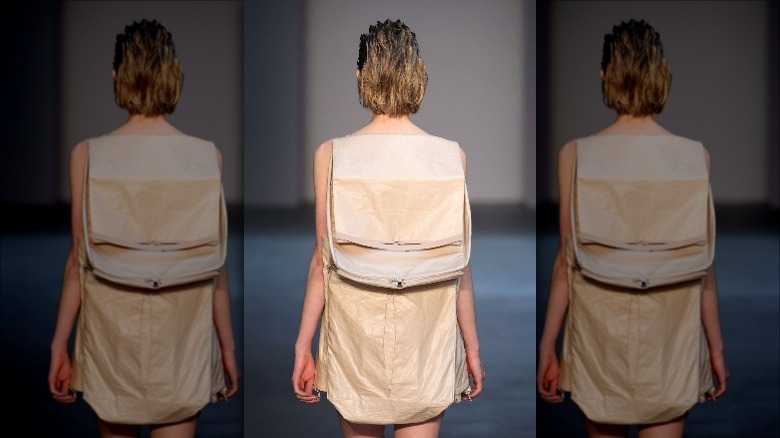 modular dress with backpack 