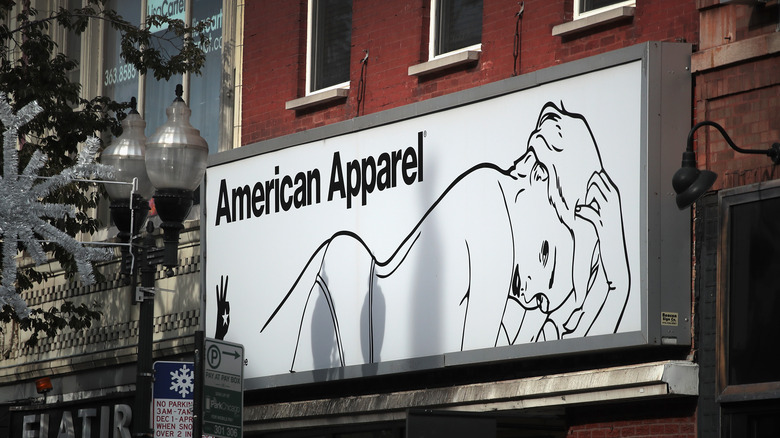 American Apparel billboard