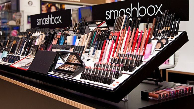 Smashbox cosmetics display