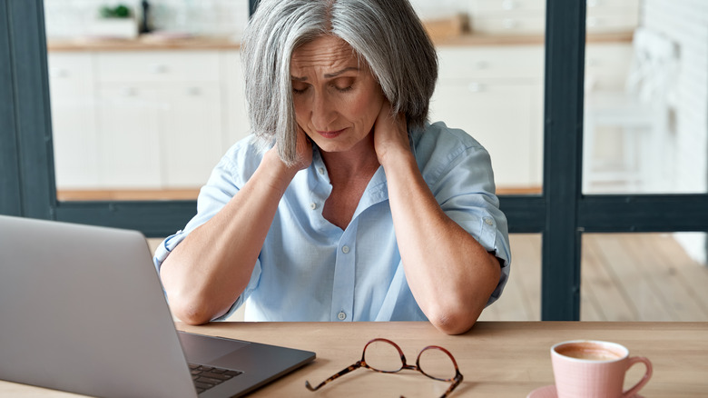 working woman stressed