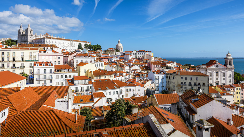 Aerial view of Lisbon, Portugal