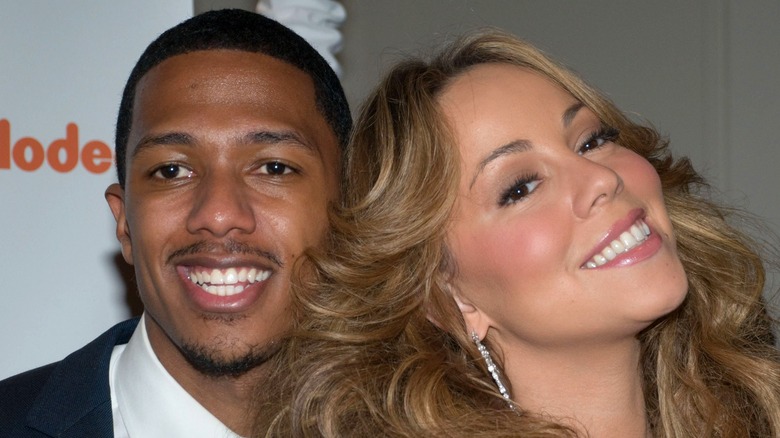 mariah carey and nick cannon smiling