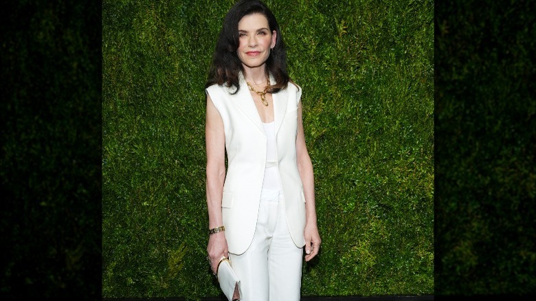 Julianna Margulies' all-white look