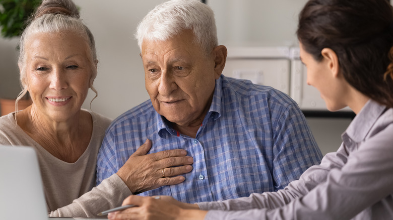 couple meeting with financial advisor