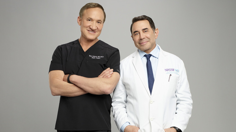 Dr. Paul Nassif and Dr. Terry Dubrow smiling