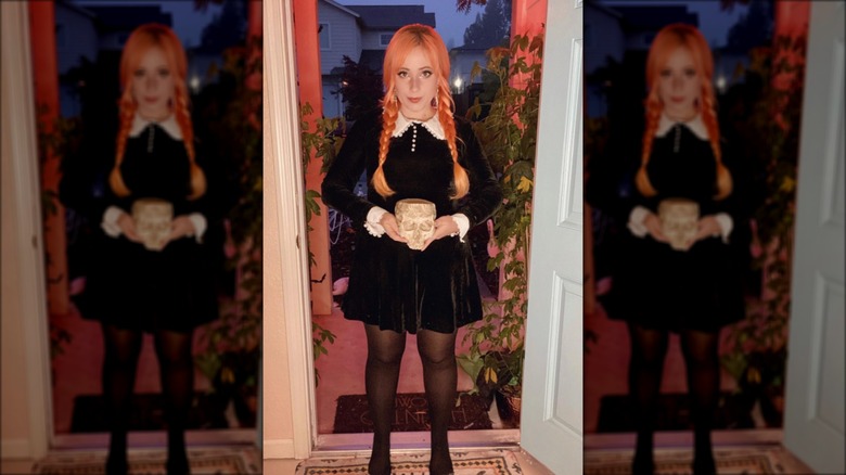 Wednesday Addams style dress