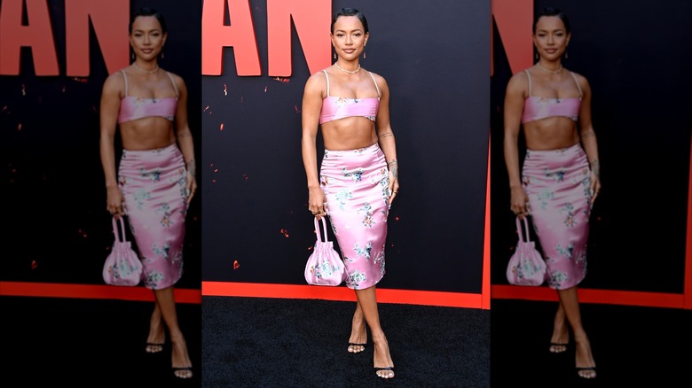 Karrueche Tran on red carpet