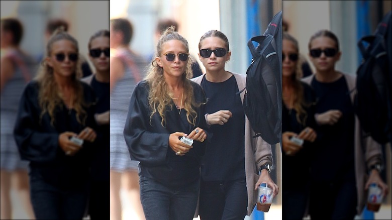 Mary-Kate and Ashley Olsen in New York