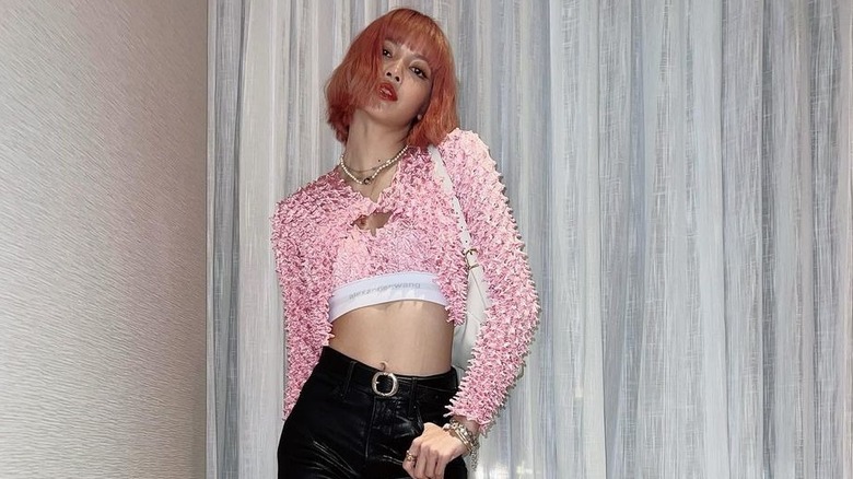 Y2K lisa blackpink popcorn top