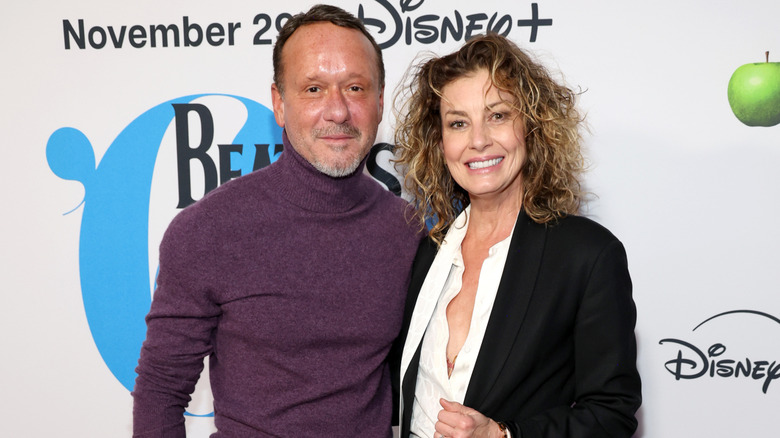 Tim McGraw and Faith Hill at the Beatles '64 Premiere in 2024.