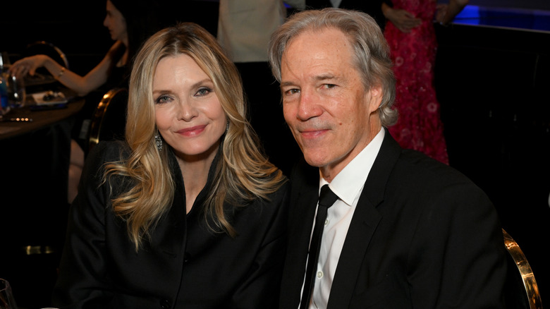 Michelle Pfeiffer and David E. Kelley at the AFI Life Achievement Award in 2024.