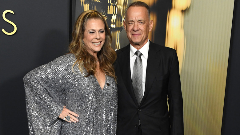 Tom Hanks and Rita Wilson at the Governor's Awards in 2024.