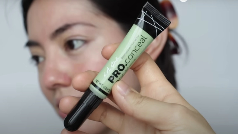 green-tinted concealer