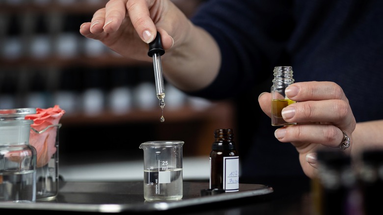 The perfume-making process