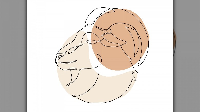 Capricorn goat symbol