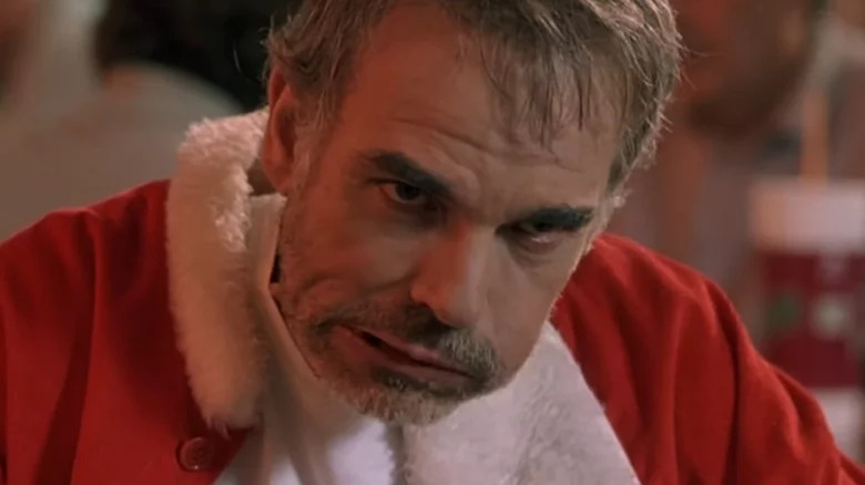 Billy Bob Thornton in the Bad Santa movie