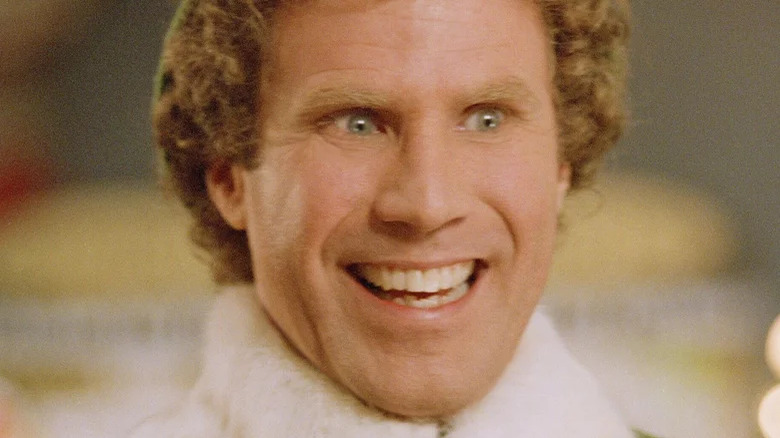 Will Ferrell in the Elf movie