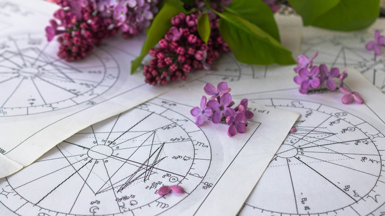 Birth charts and flowers