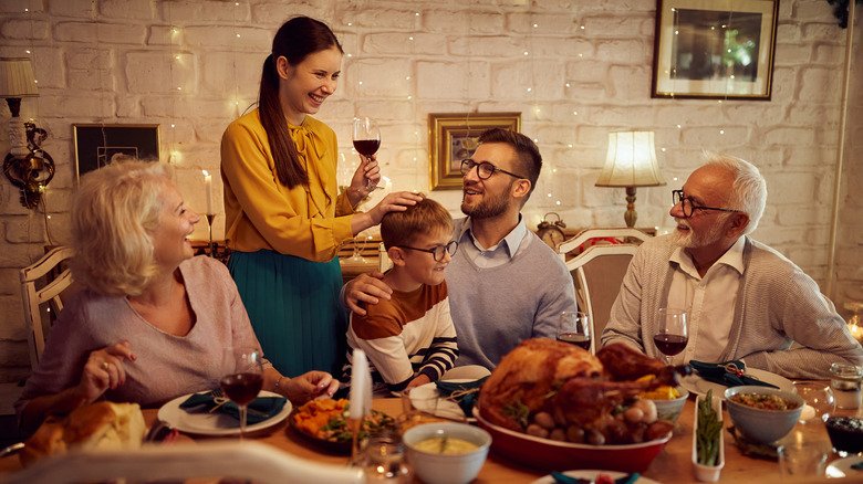 Thanksgiving toast