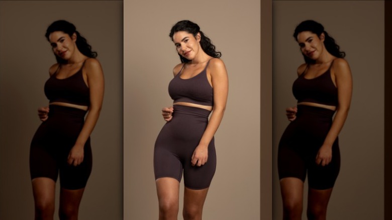 woman wearing shapewear