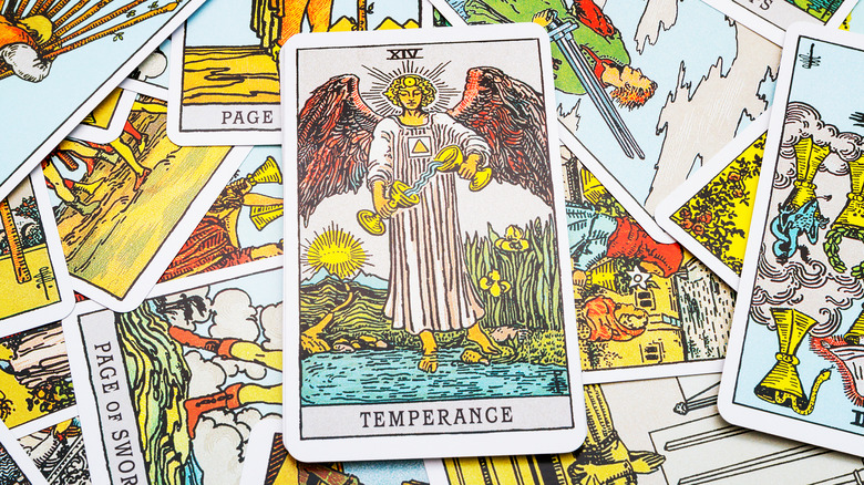 Temperance tarot card 