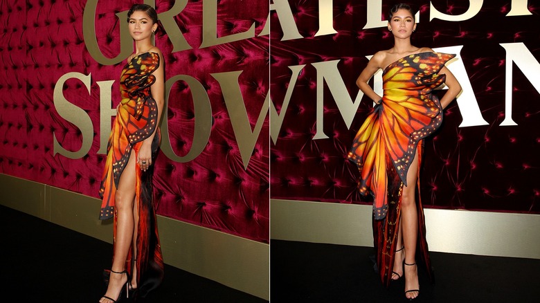 Zendaya in butterfly dress